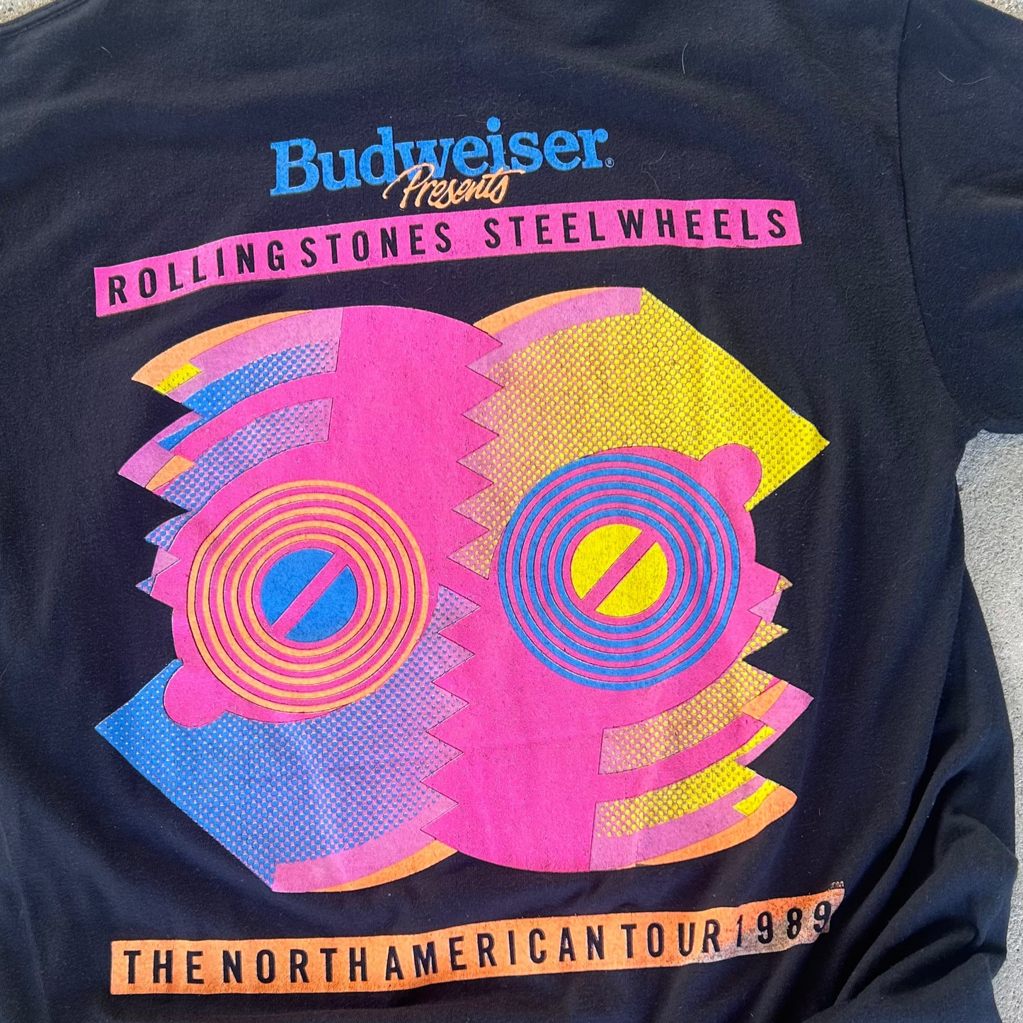 Vintage 1989 The Rolling Stones Band Tour T-Shirt