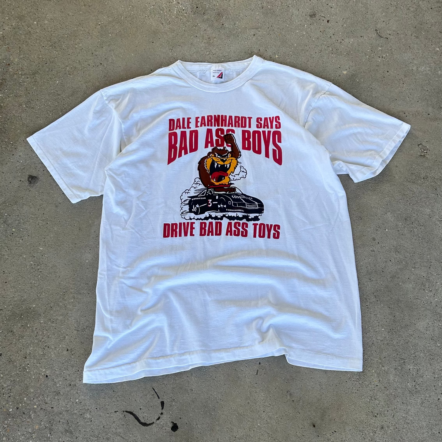 Vintage 90's Dale Earnhardt Taz NASCAR T-Shirt