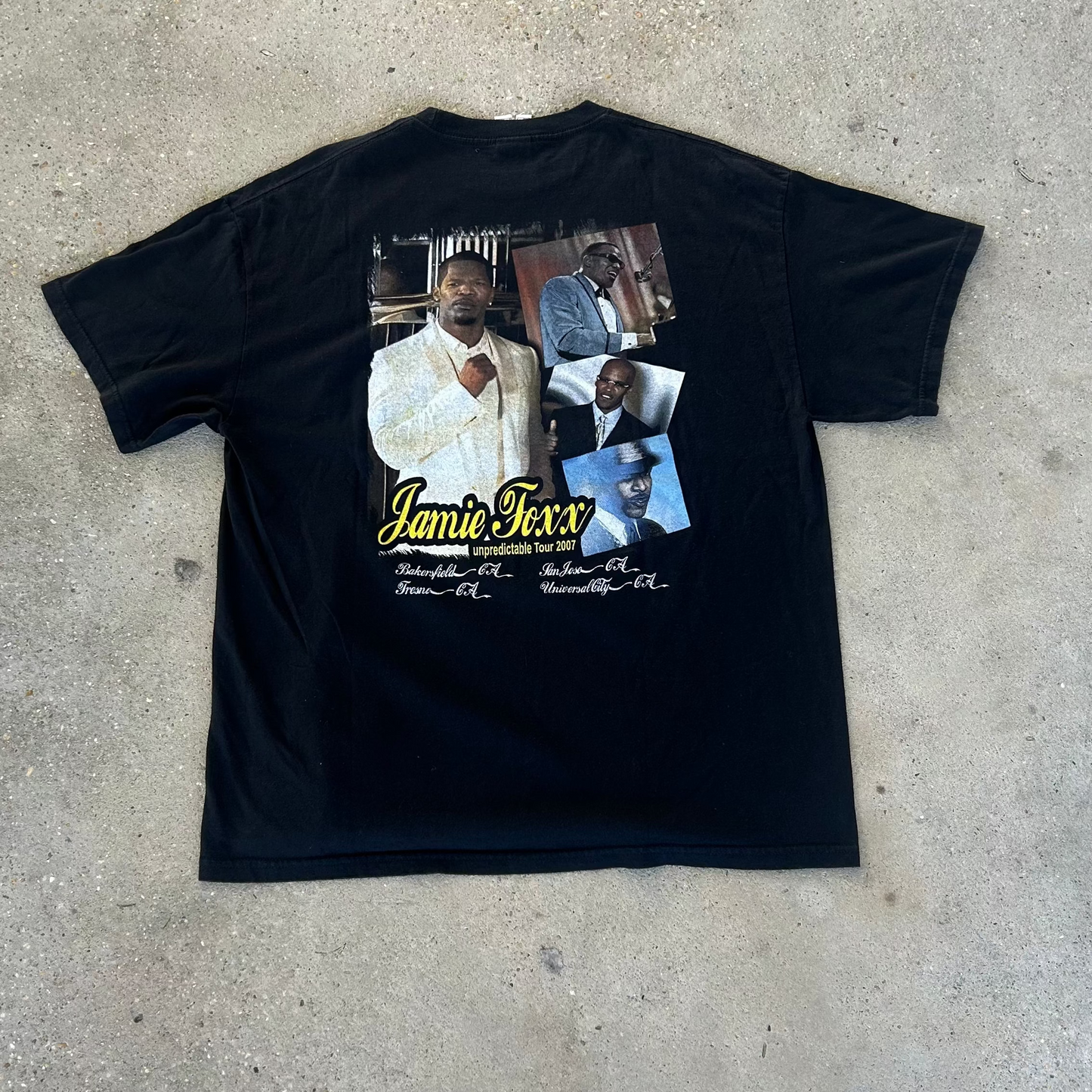 2007 Jamie Fox Unpredictable Tour Rap T-Shirt