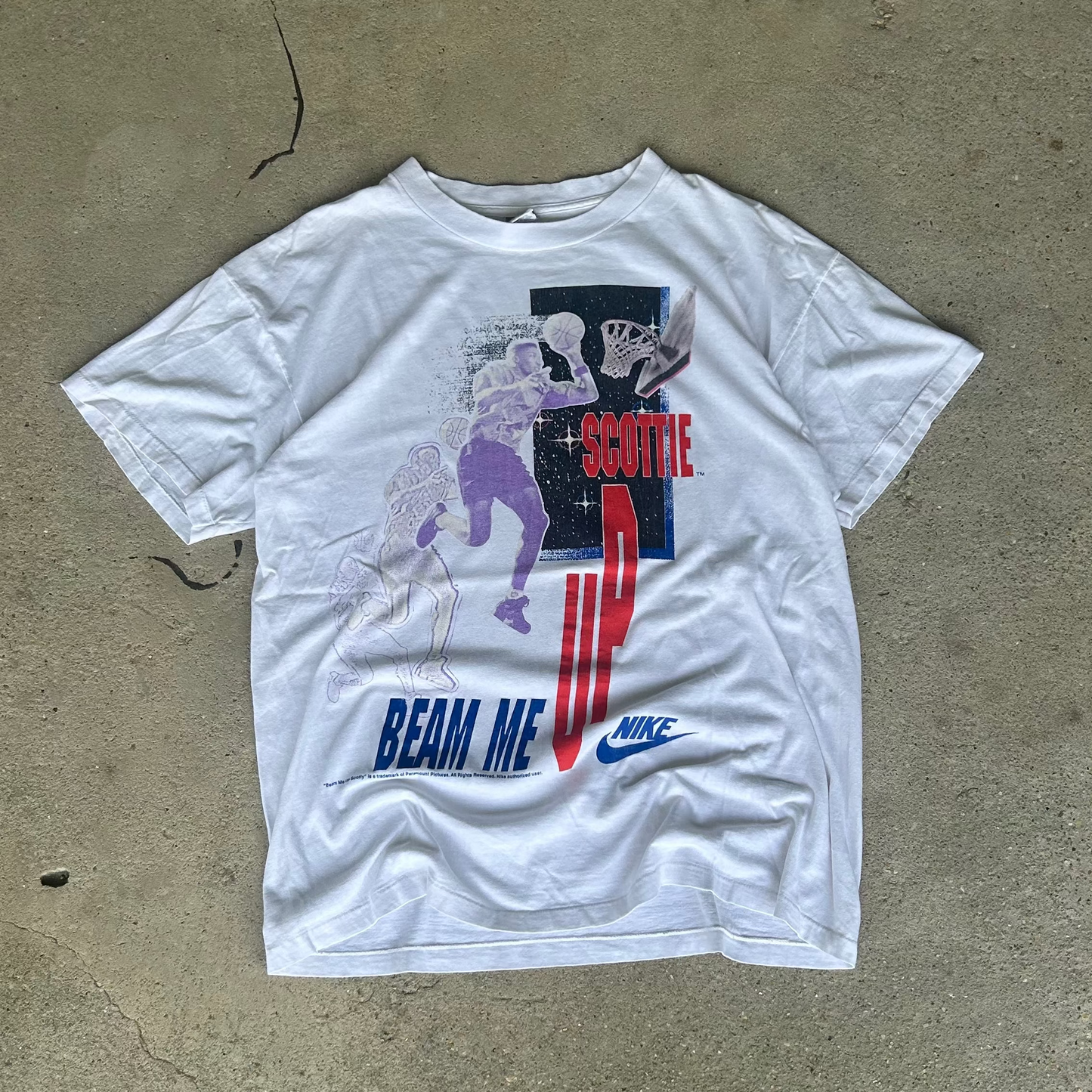 Vintage Early 90's Nike Scottie Pippen NBA T-Shirt