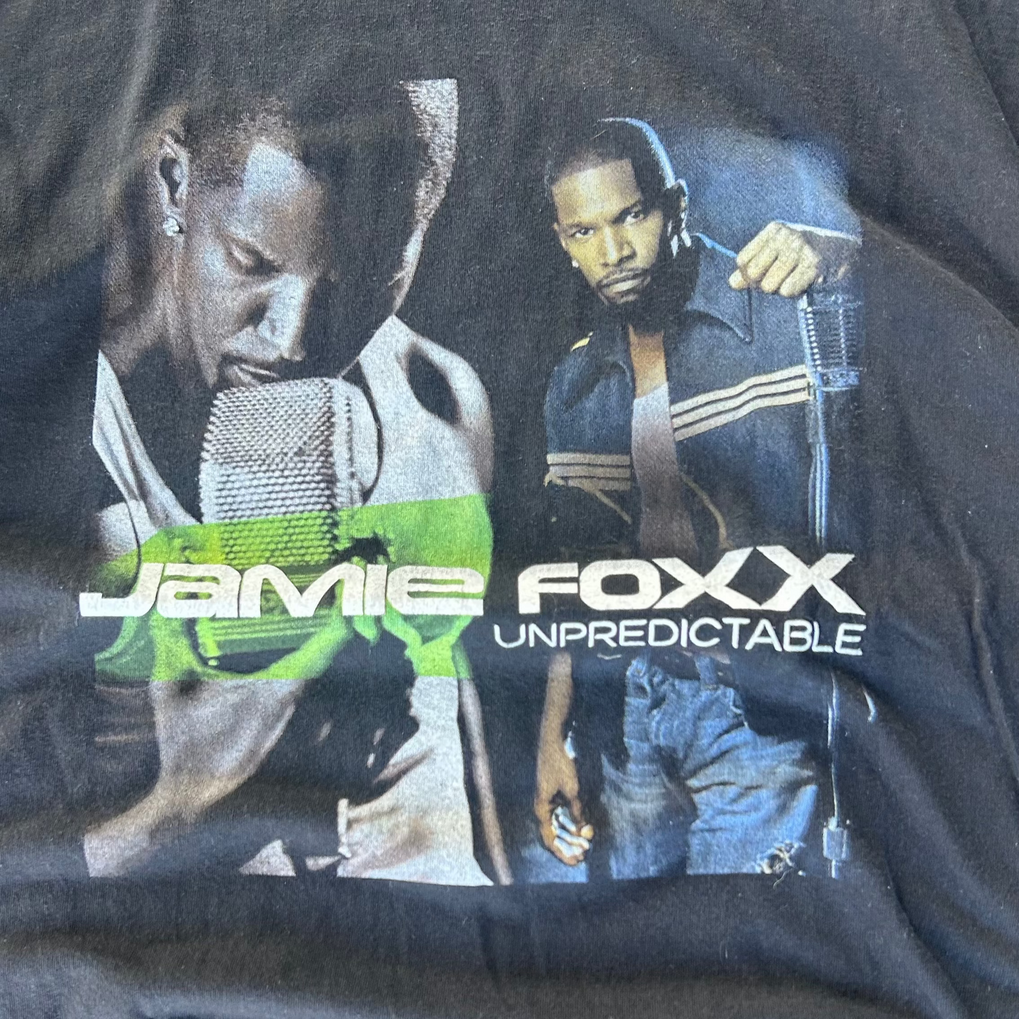 2007 Jamie Fox Unpredictable Tour Rap T-Shirt