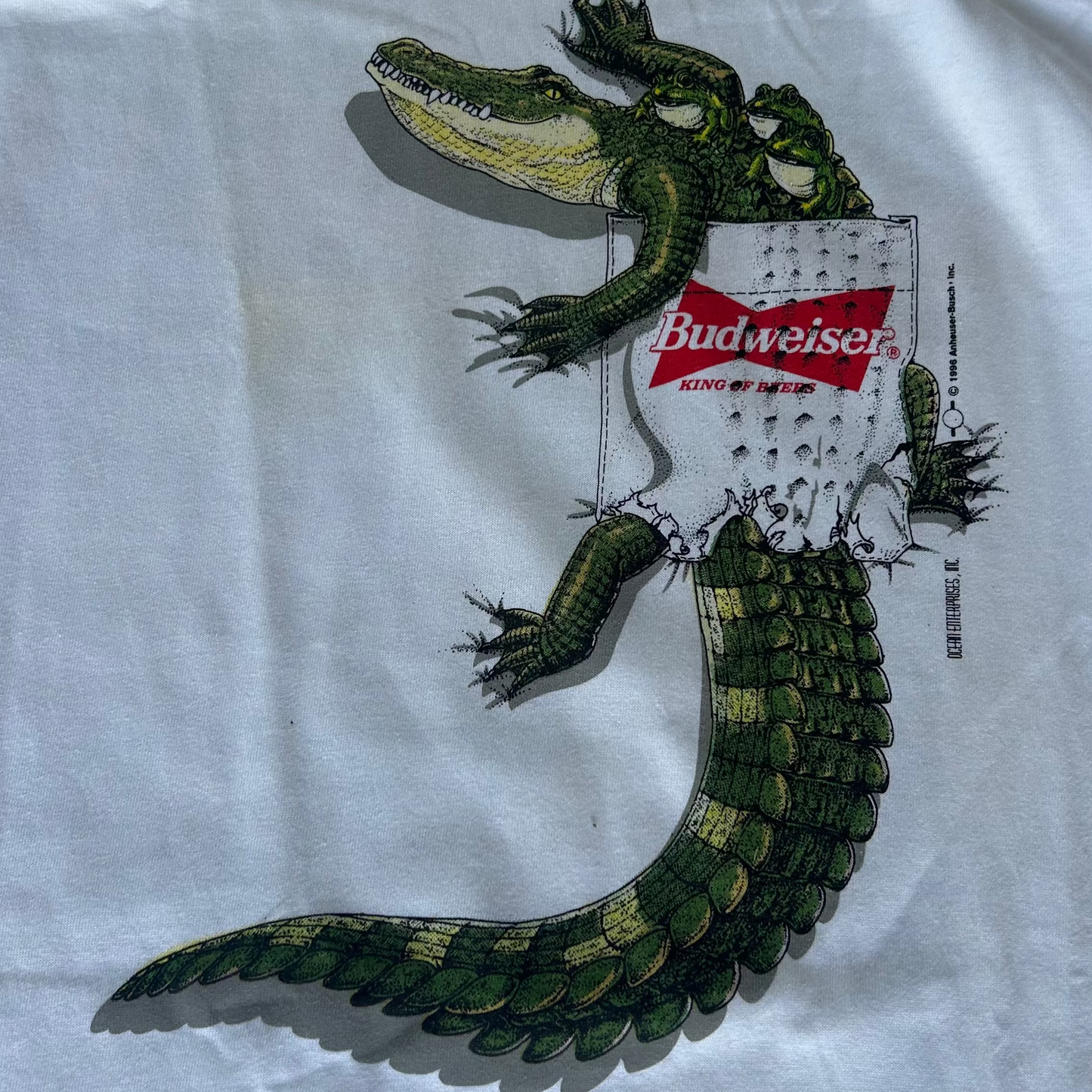 Vintage 1996 Budweiser Beer T-Shirt