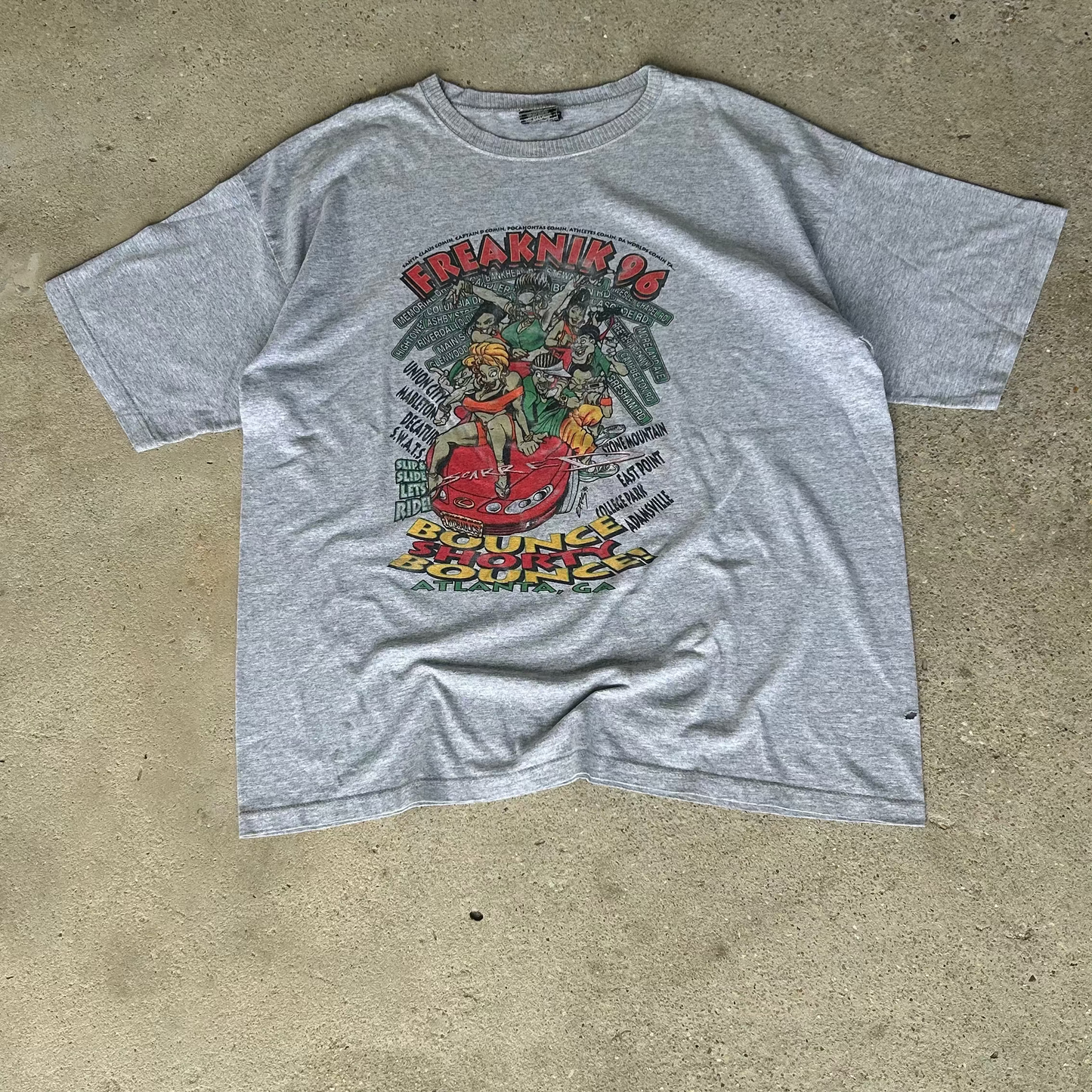 Vintage 1996 Freaknik Atlanta Rap T-Shirt