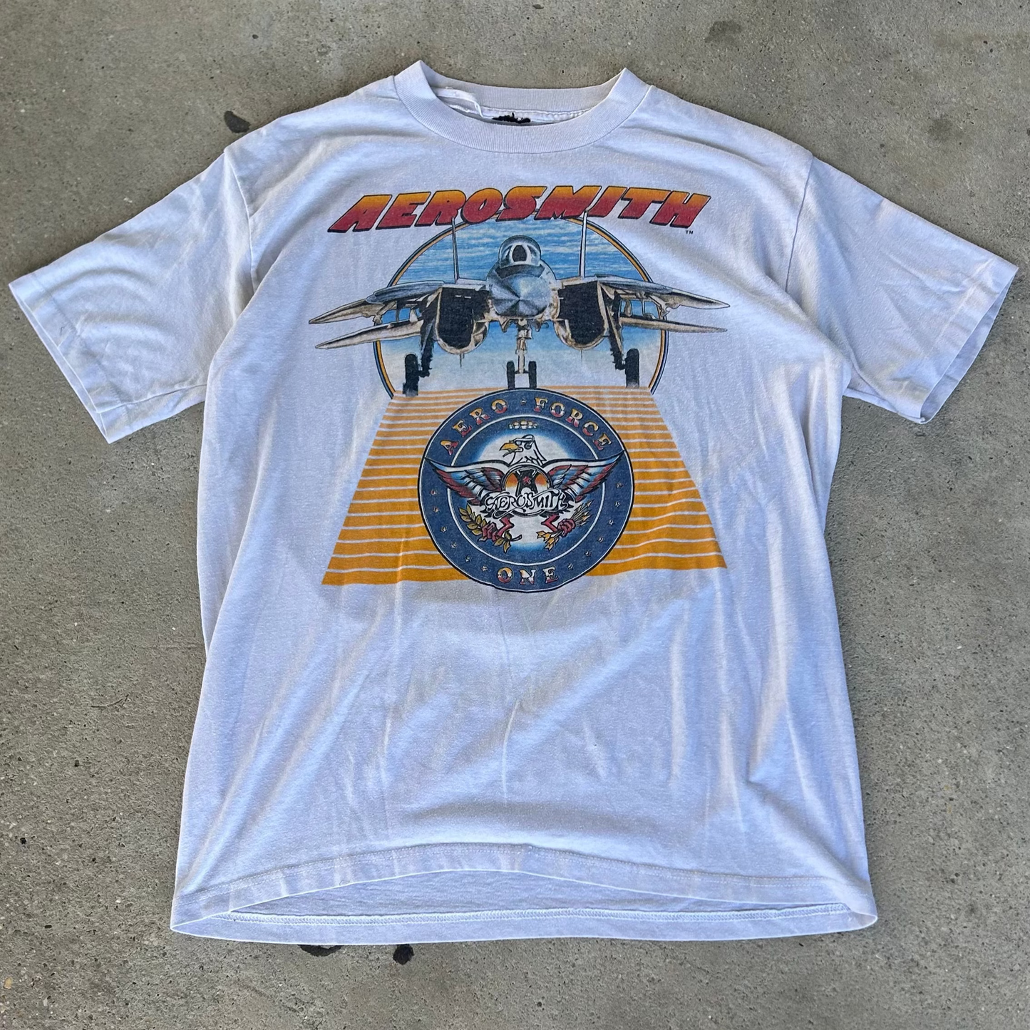Vintage 1986 Aerosmith Band Tour T-Shirt