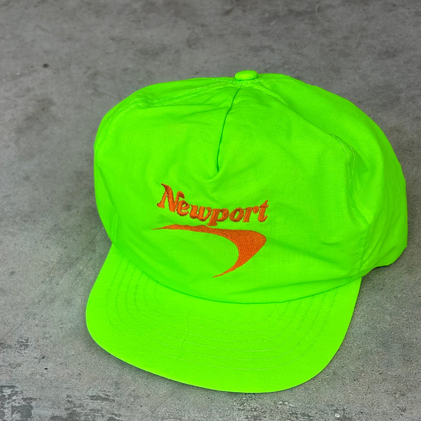 Vintage 90's NewPort Cigarettes SnapBack Short bill Hat