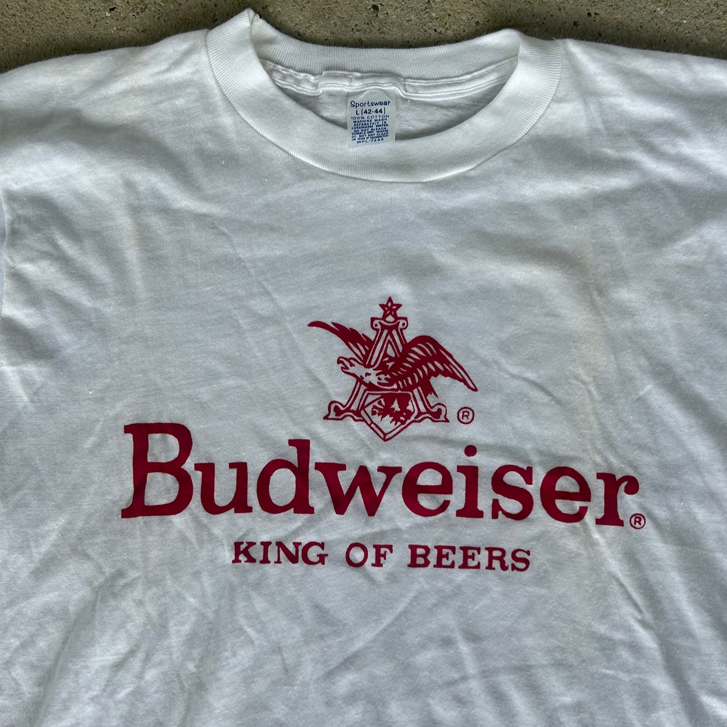 Vintage 1960's Budweiser T-Shirt (New Old Stock)