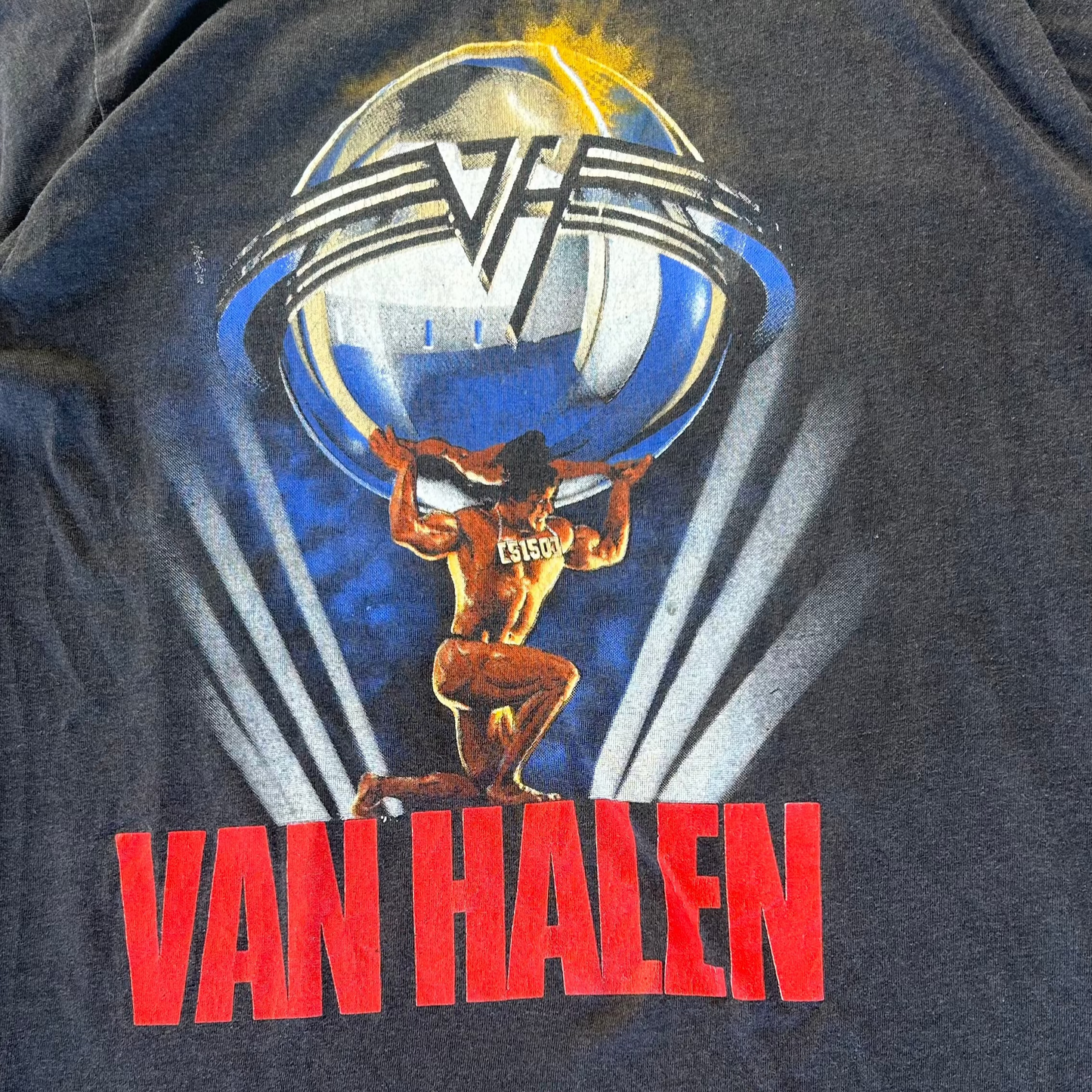 Vintage 1986 Van Halen Band Tour T-Shirt