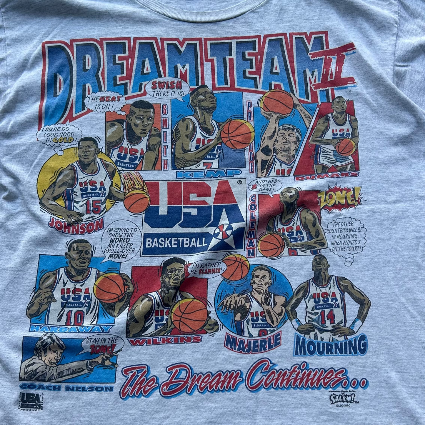 Vintage 1994 Dream Team II USA Basketball T-Shirt