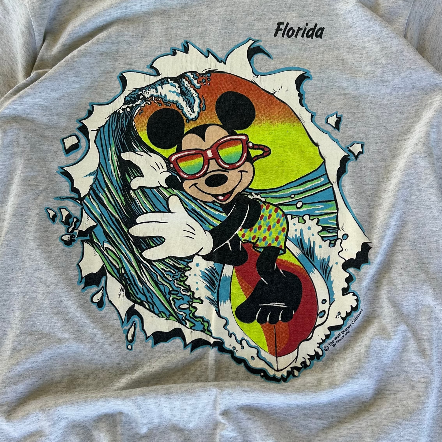 Vintage 90's Disney Mickey Florida T-Shirt