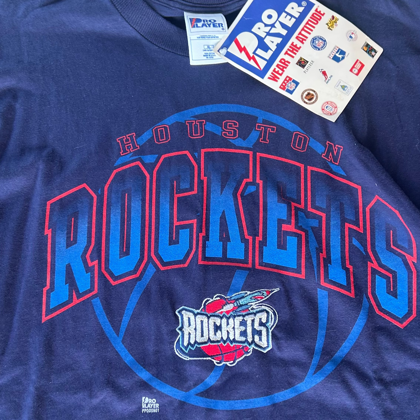 Vintage Deadstock 1996 Houston Rockets NBA T-Shirt