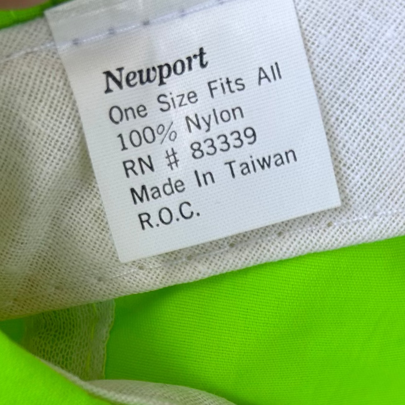Vintage 90's NewPort Cigarettes SnapBack Short bill Hat
