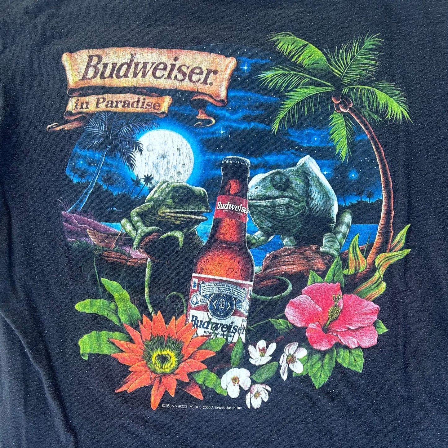 Vintage Year 2000 Budweiser Beer T-Shirt