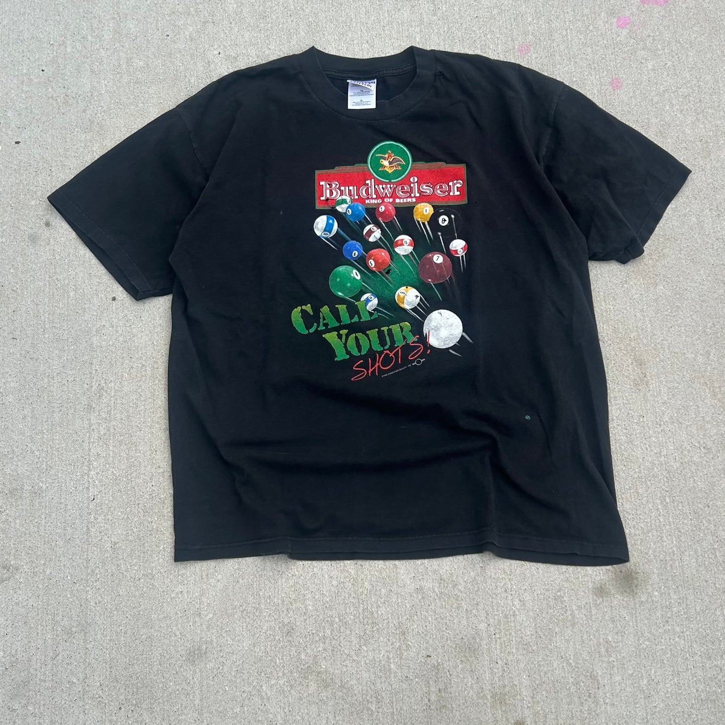 1998 Budweiser Beer Pool Tshirt