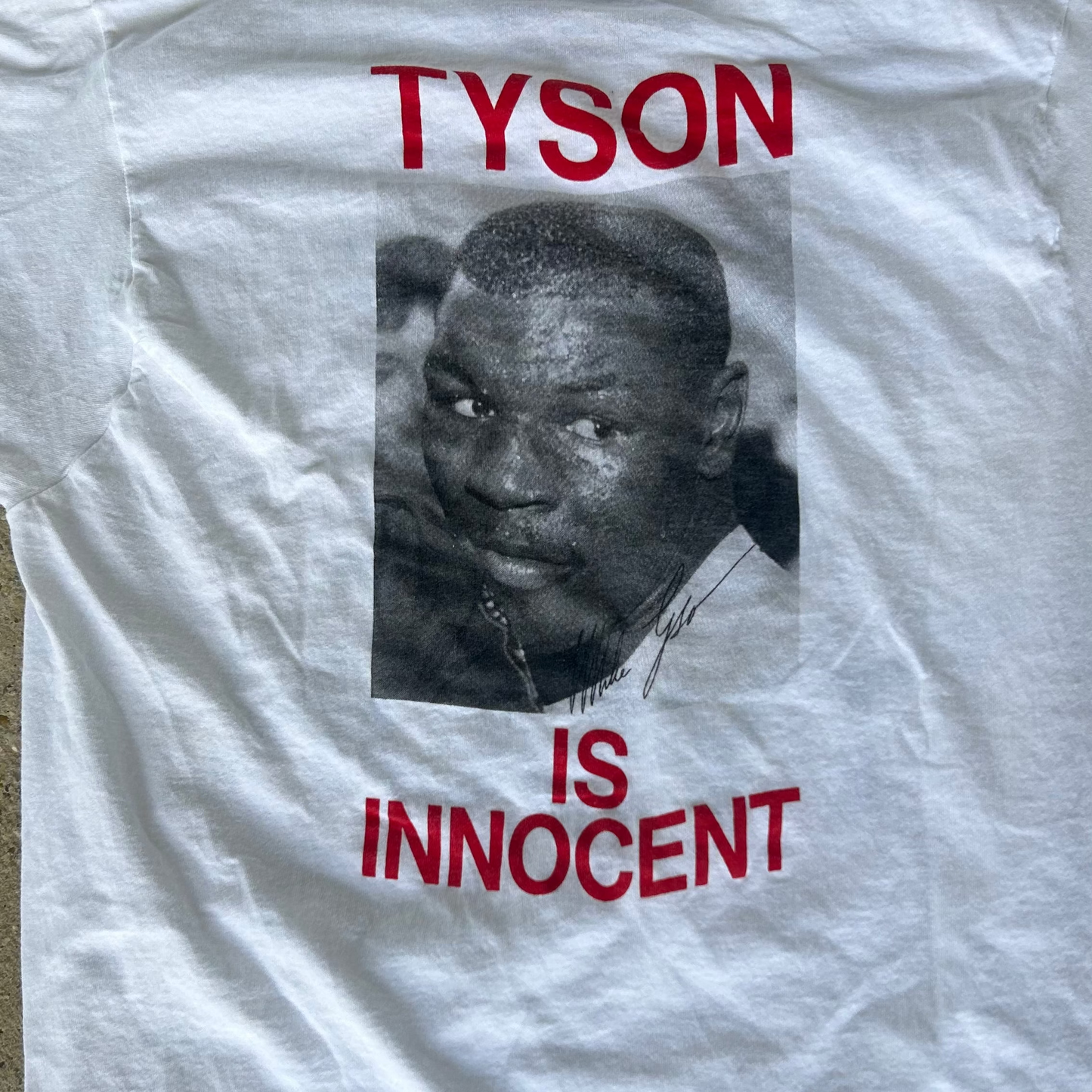 Vintage 90's Free Mike Tyson Boxing T-Shirt