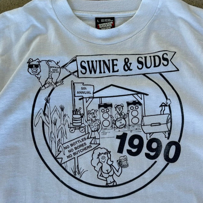 Vintage 1990 Beer Party T-Shirt