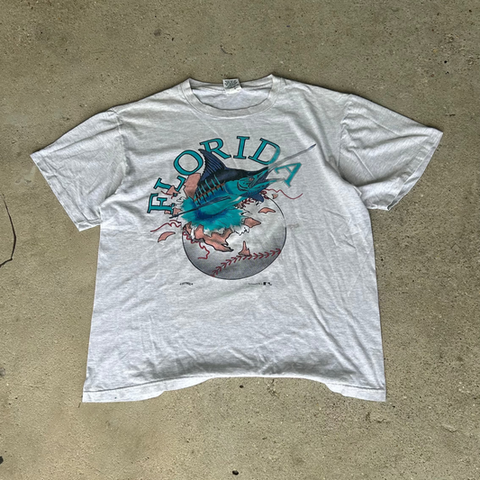 Vintage 90's Florida Marlins MLB Breakthrough T-Shirt