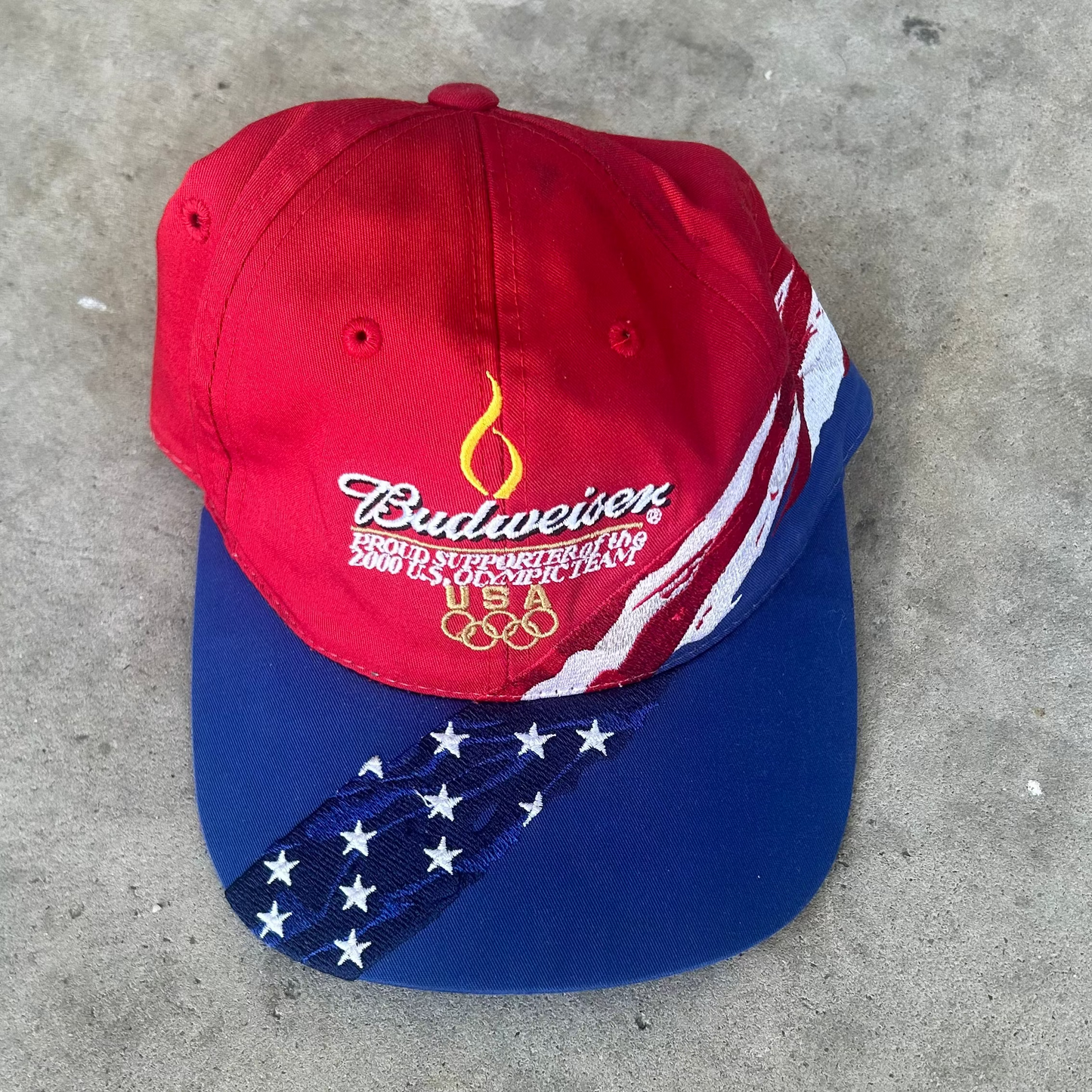 Vintage 2000 Budweiser Olympics NASCAR Hat
