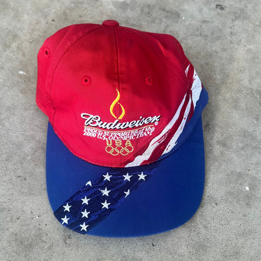 Vintage 2000 Budweiser Olympics NASCAR Hat