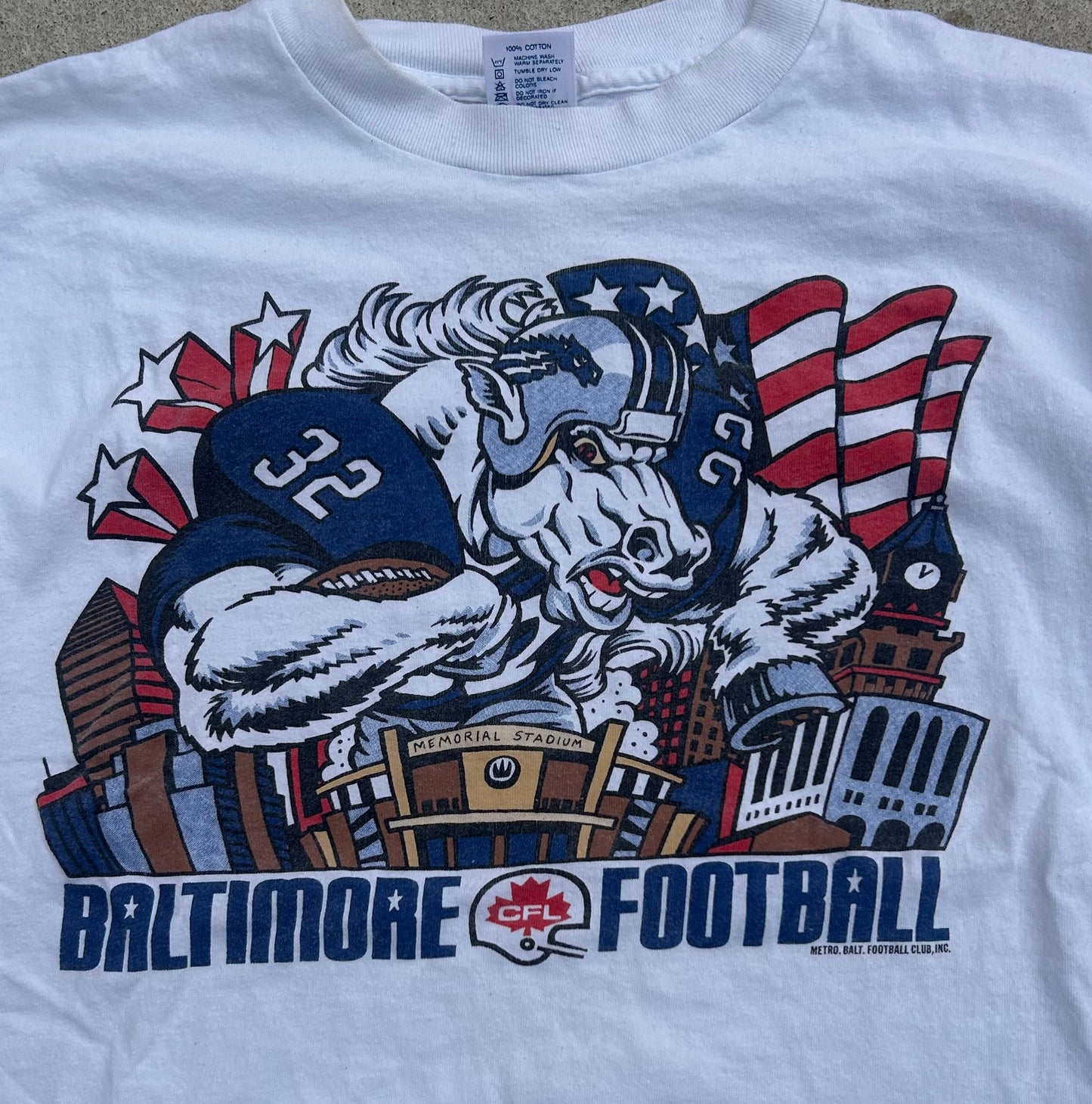 1990s Canadian Football League Tshirt