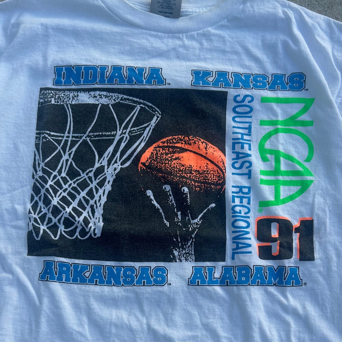 1991 College Basketball March Madness Tshirt