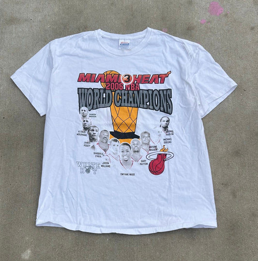 2006 Miami Heat NBA Champions Tshirt