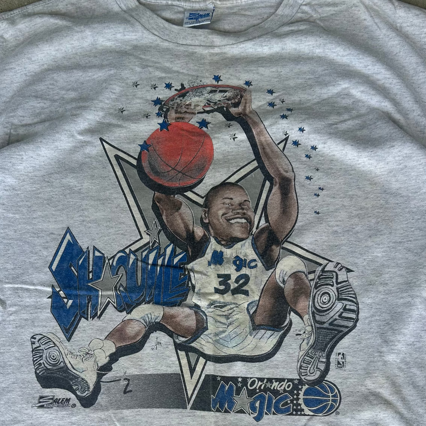 Vintage 90's Shaquille O'neal Orlando Magic NBA T-Shirt