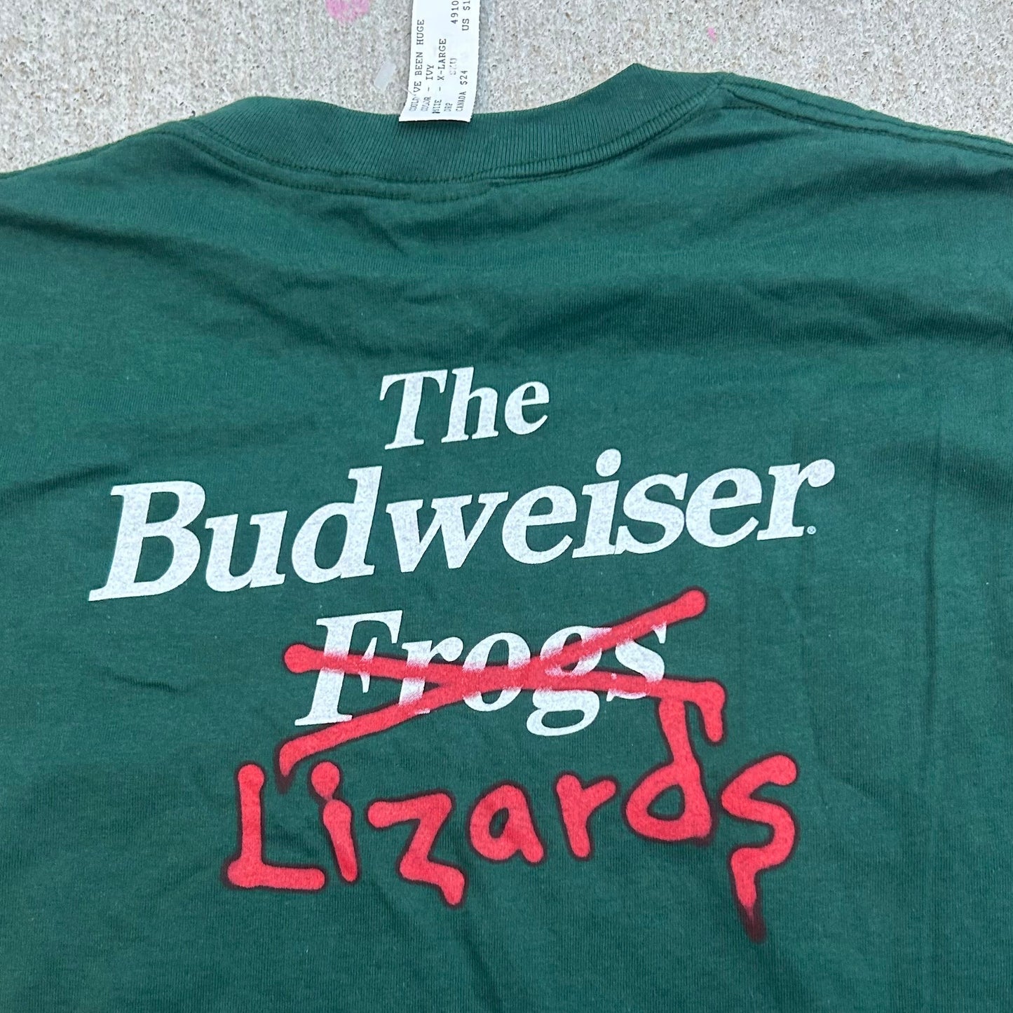 Deadstock 90s Budweiser Beer Tshirt