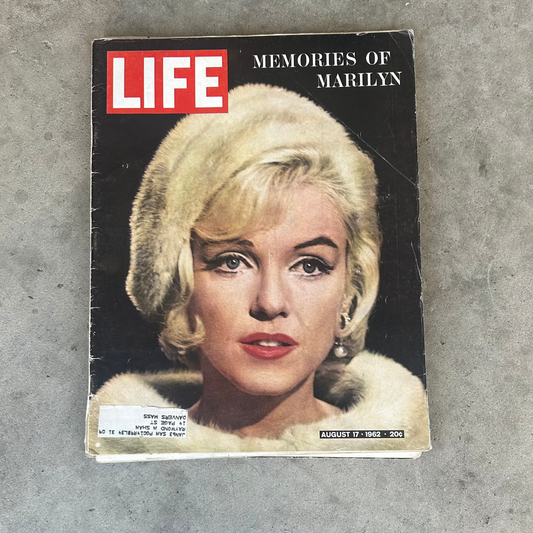 Vintage 1962 Marilyn Monroe LIFE Magazine