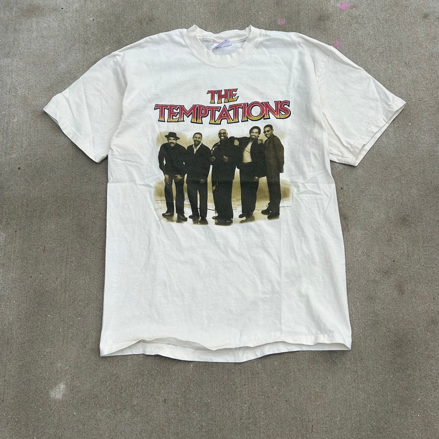 Vintage The Temptations Band Tshirt