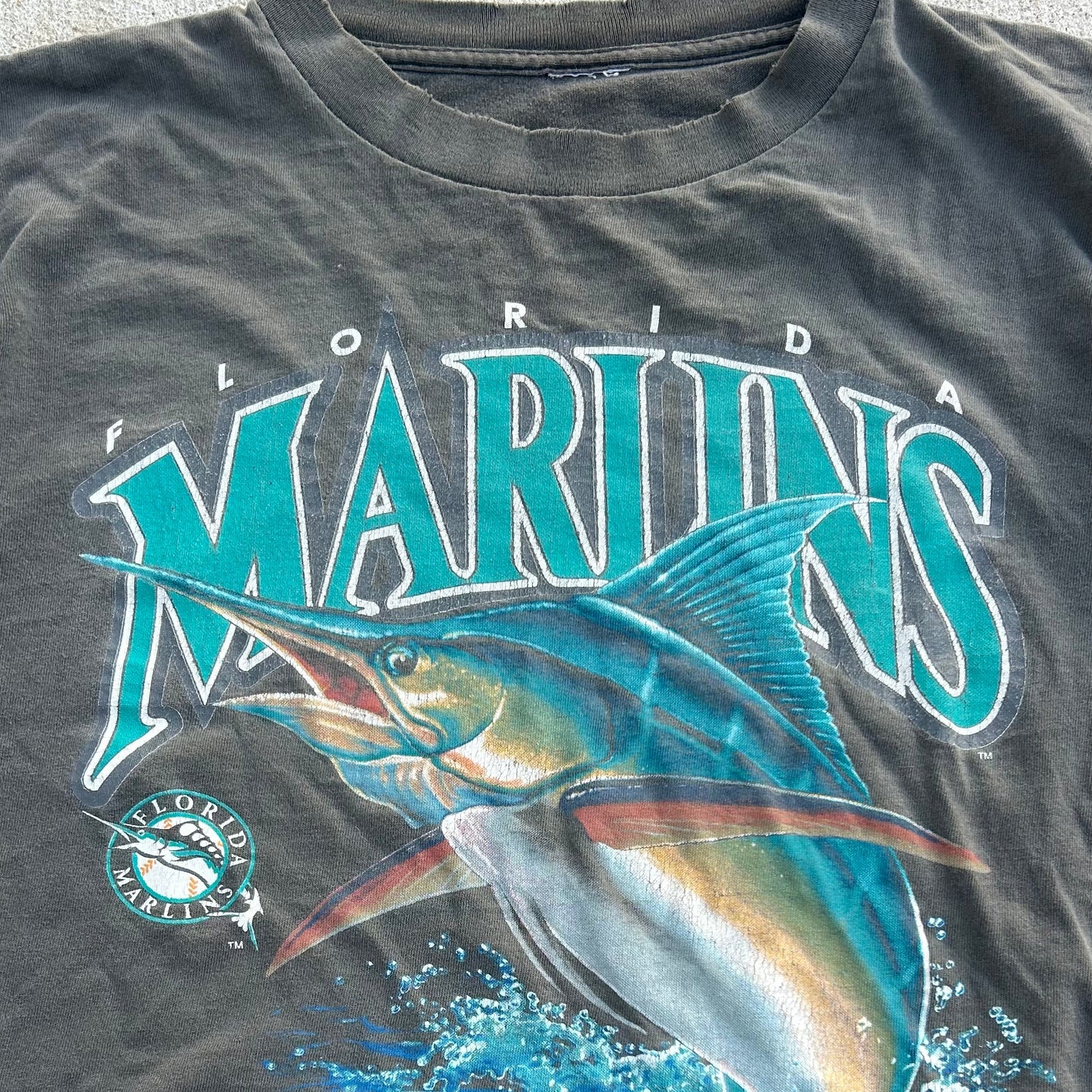 1992 Faded Florida Marlins MLB Tshirt