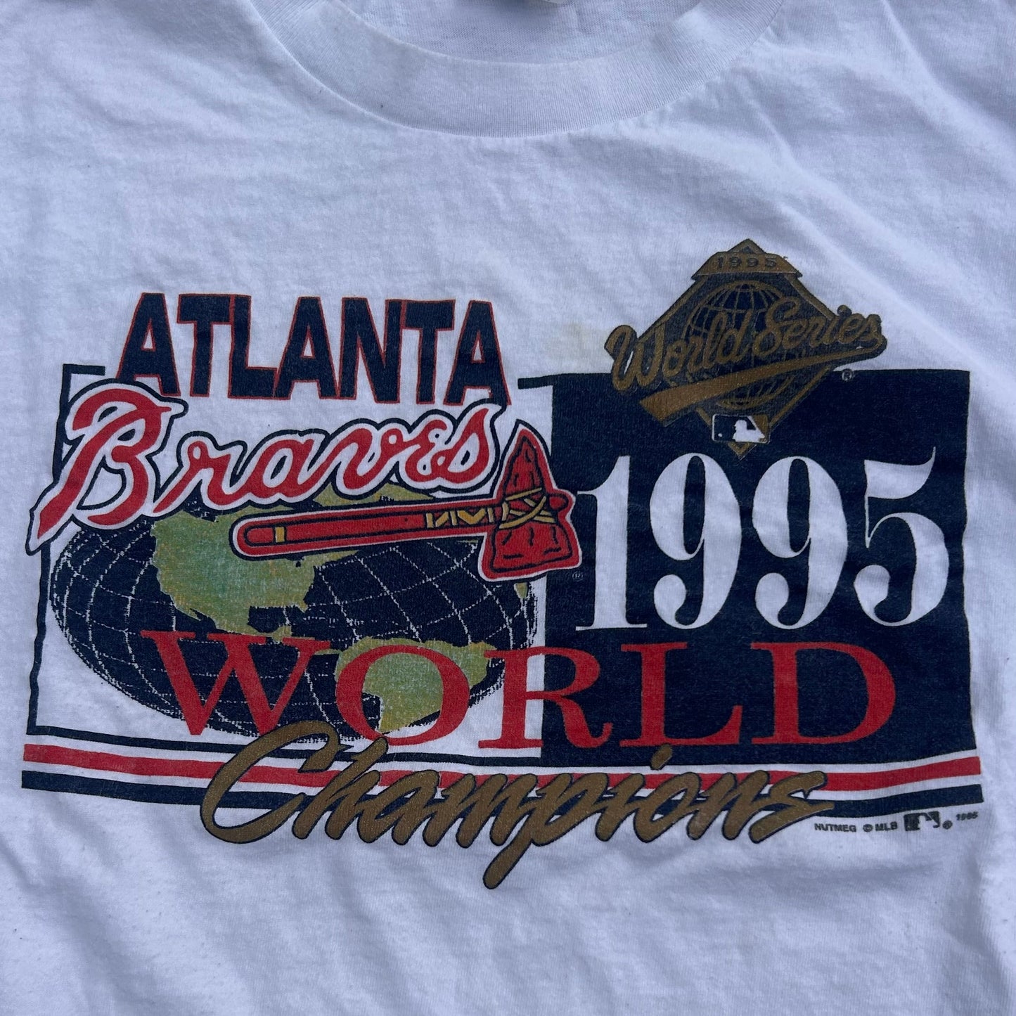 1995 Atlanta Braves World Series Champions MLB Tshirt