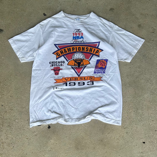 Vintage 1993 NBA Finals Bulls Vs. Suns T-shirt