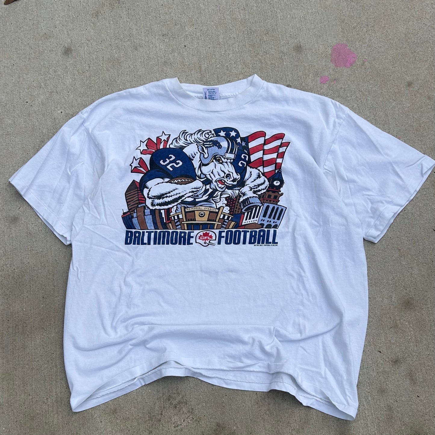 1990s Canadian Football League Tshirt