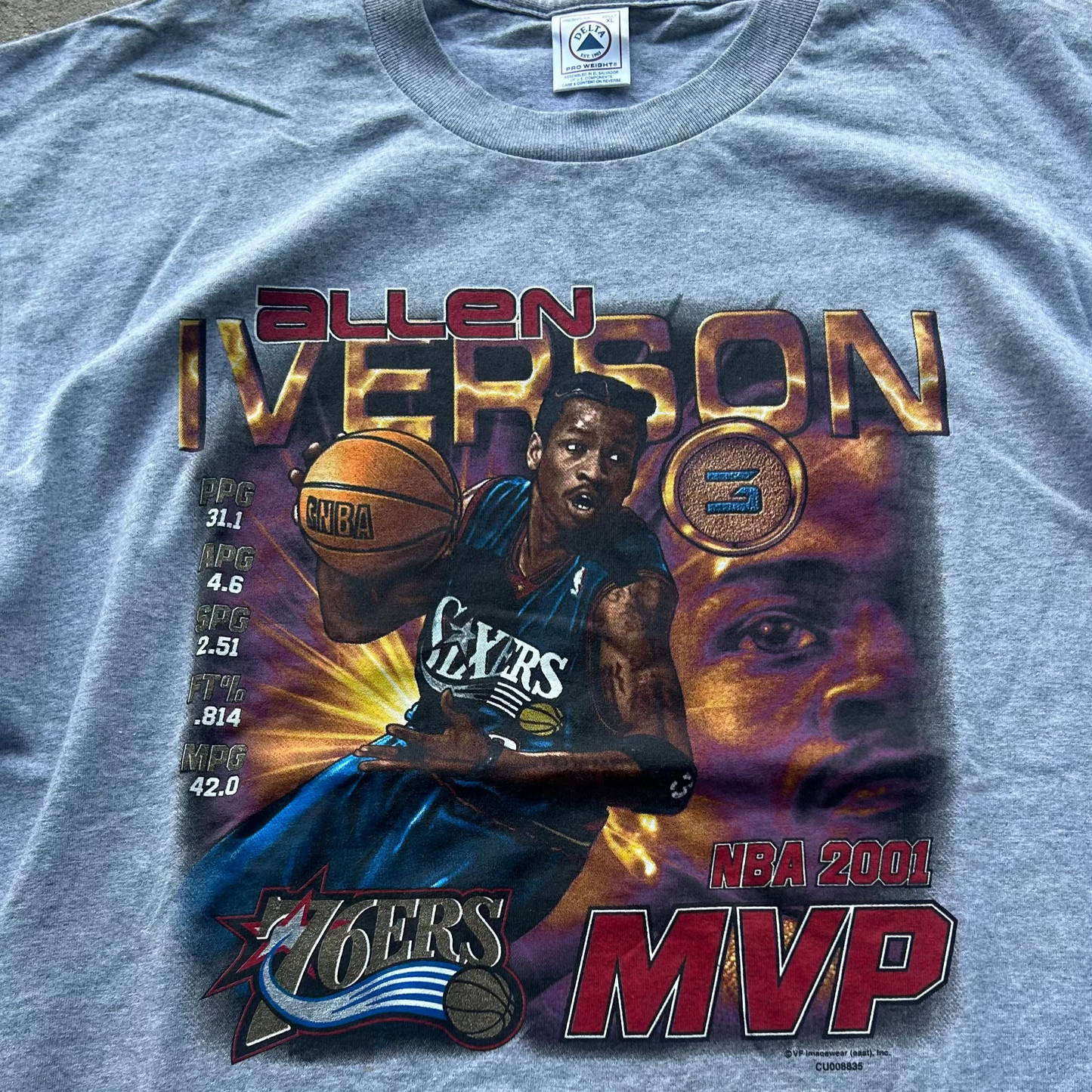 Vintage 2001 Allen Iverson MVP NBA T-Shirt