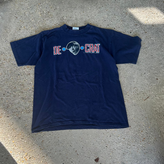 Vintage 1996 De-mo-crat "Three Stooges" Comedy Shirt