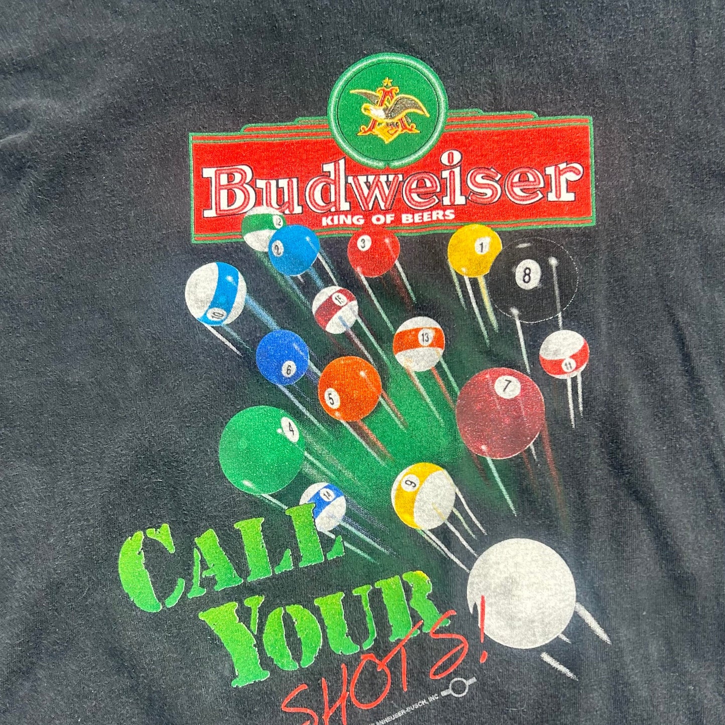 1998 Budweiser Beer Pool Tshirt