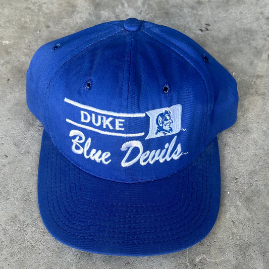 Vintage 90's Duke Blue Devils Snapback Hat