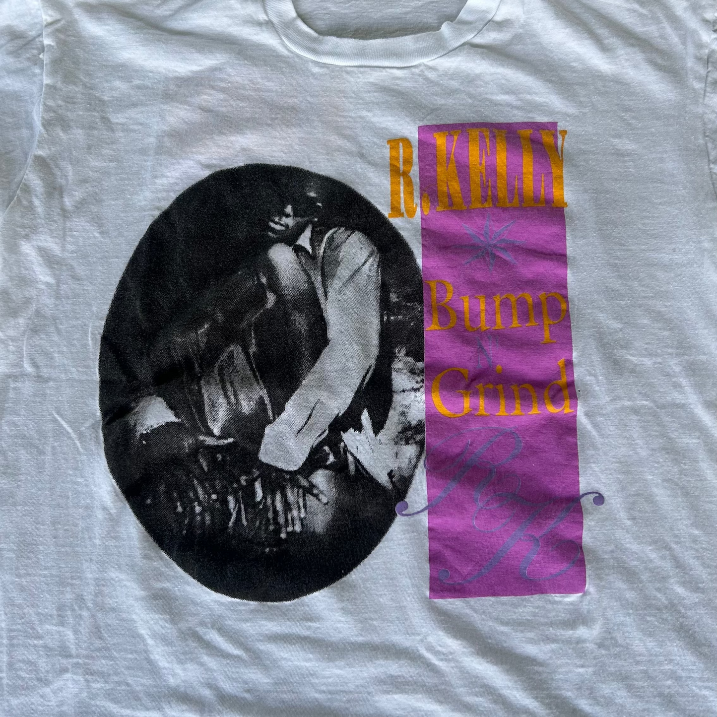 Vintage 1993 R.Kelly Bump and Grind Music T-Shirt