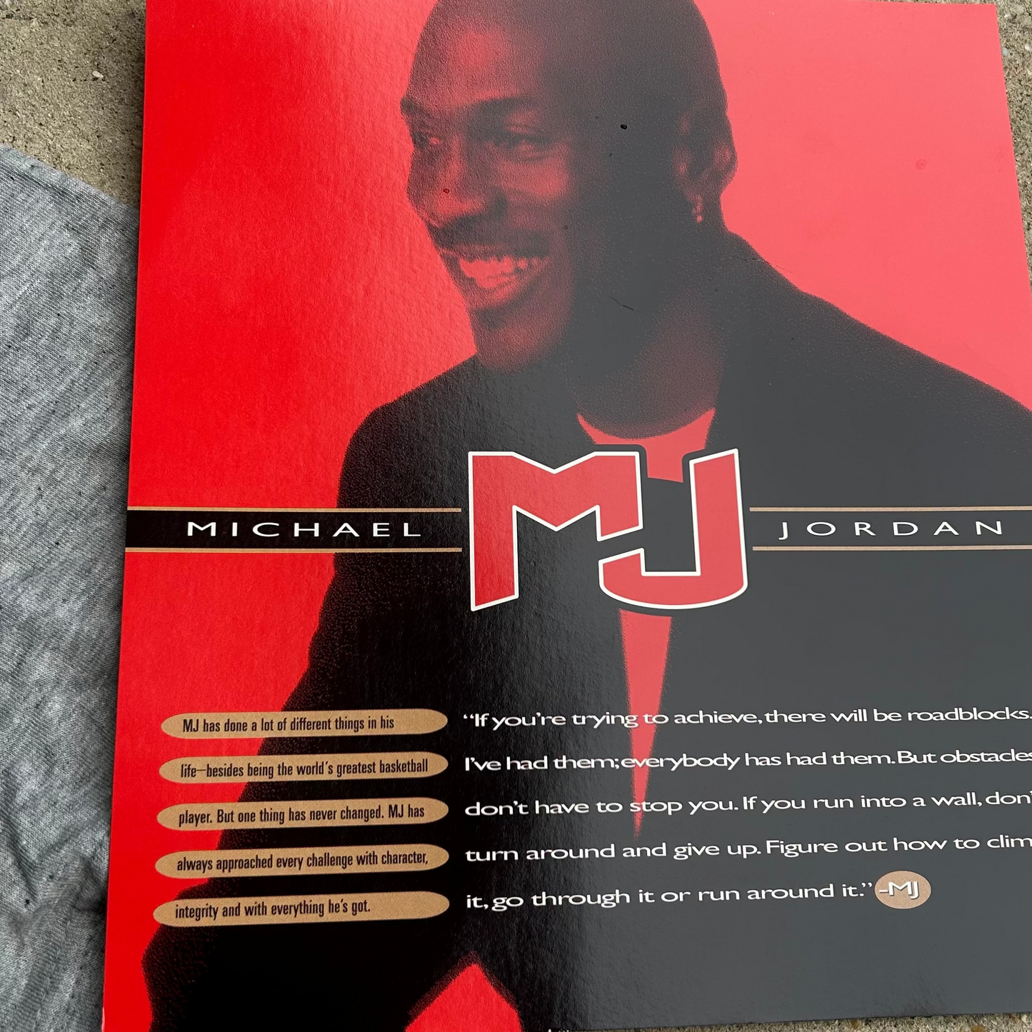 Vintage 90's Deadstock Michael Jordan x Spike Lee Collab T-Shirt