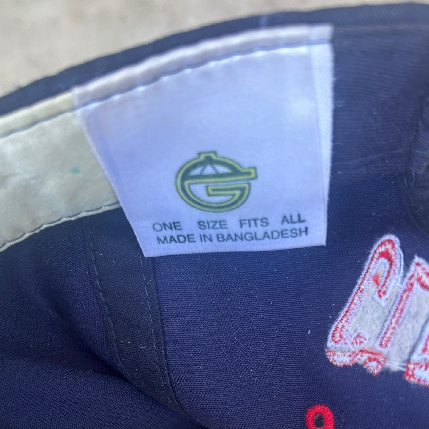 Vintage 90's Cleveland Indians Snapback Hat