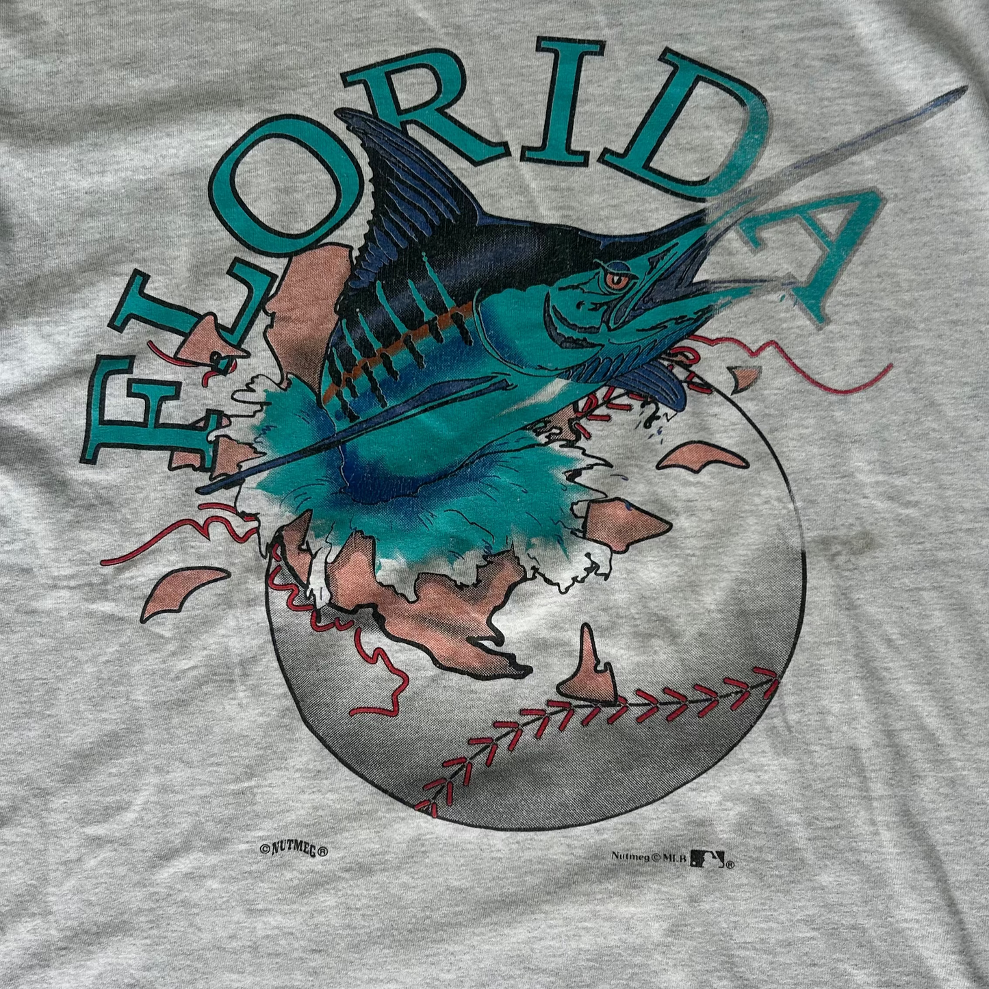 Vintage 90's Florida Marlins MLB Breakthrough T-Shirt