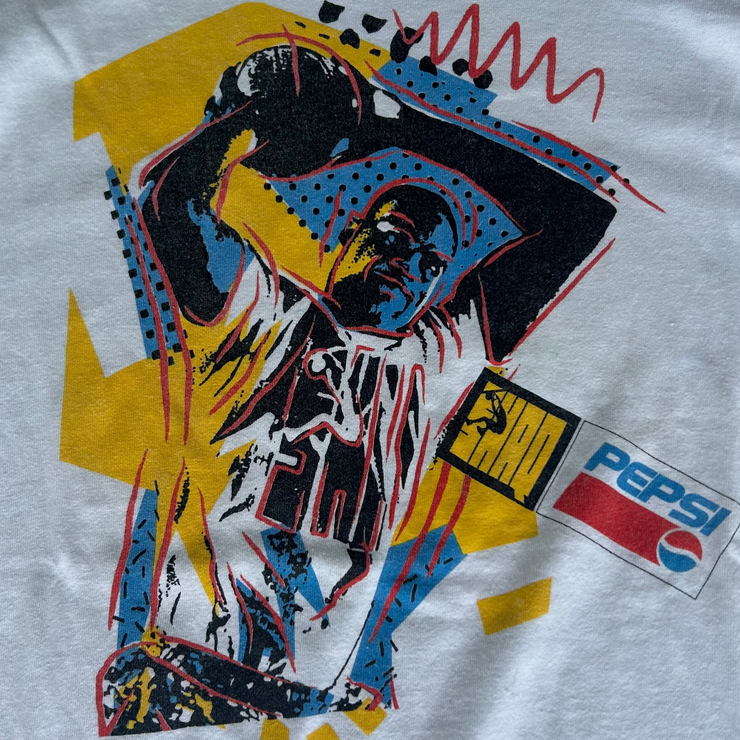Vintage 90's Shaquille O'neal NBA Pepsi Promo T-Shirt