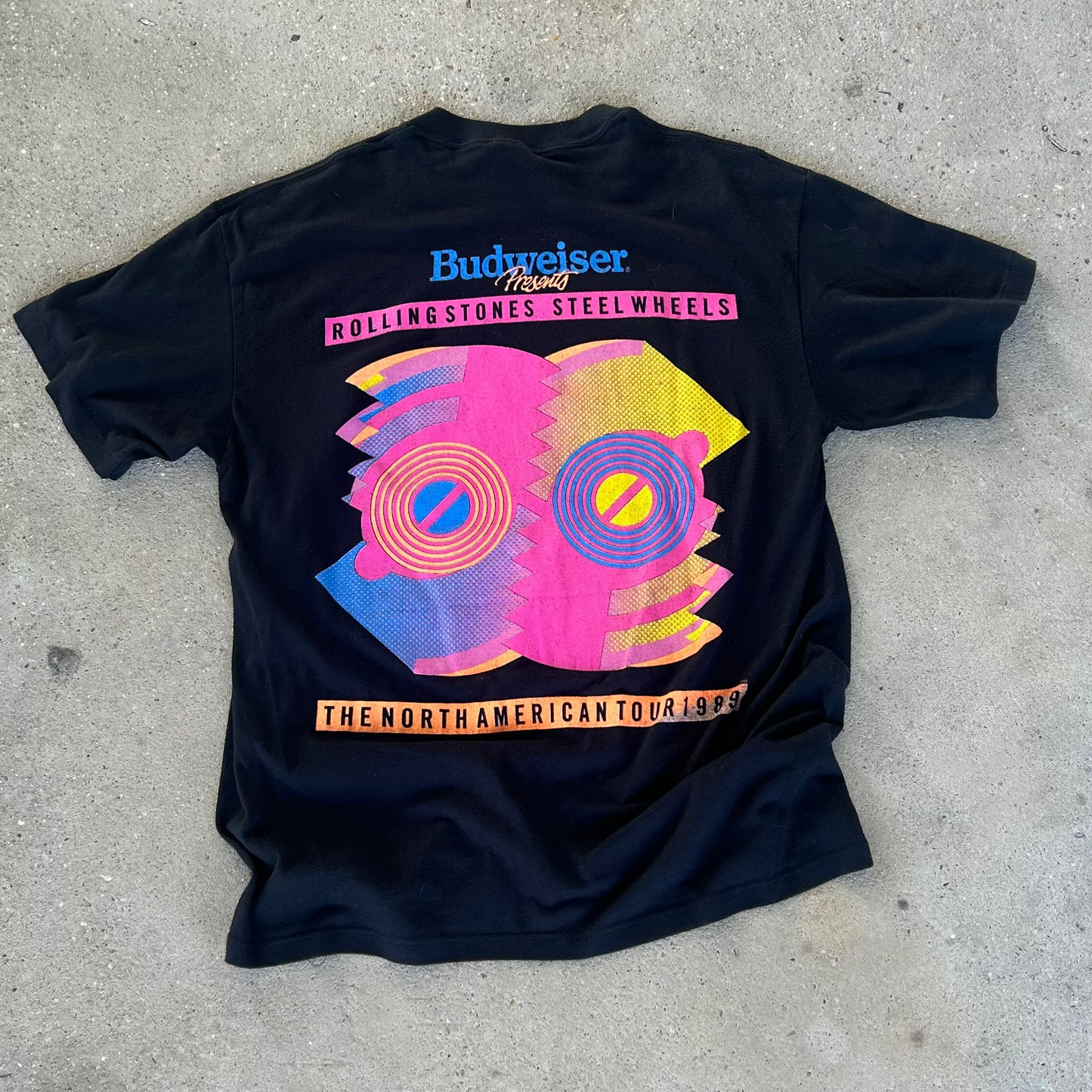 Vintage 1989 The Rolling Stones Band Tour T-Shirt
