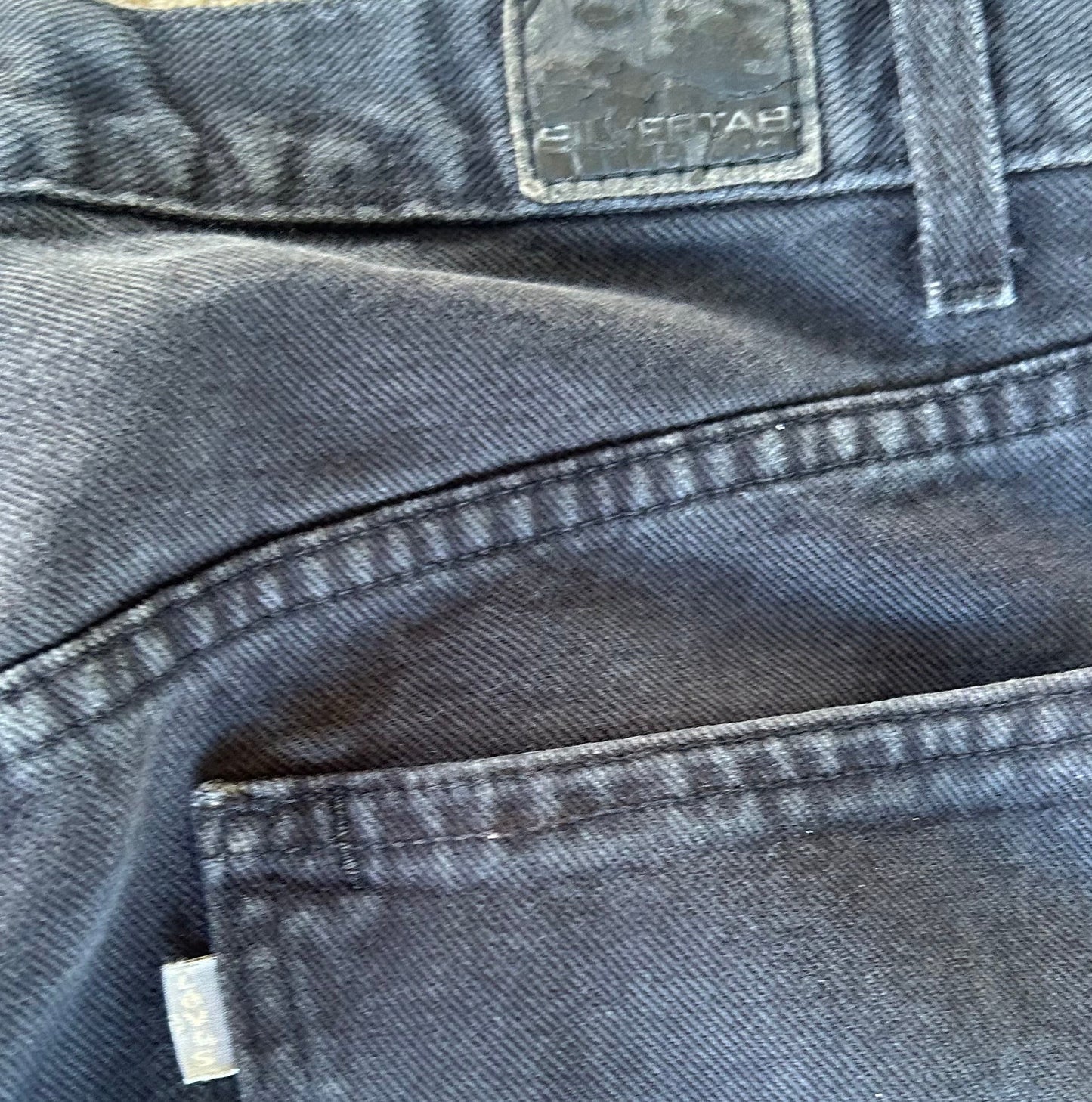Black 2001 Levi Silvertab Jeans