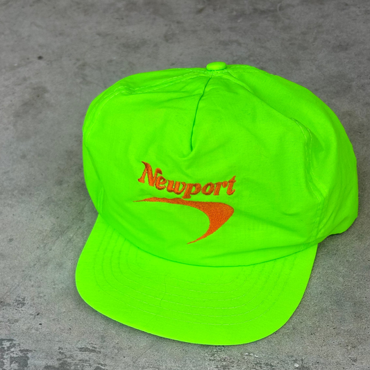 Vintage 90's NewPort Cigarettes SnapBack Short bill Hat