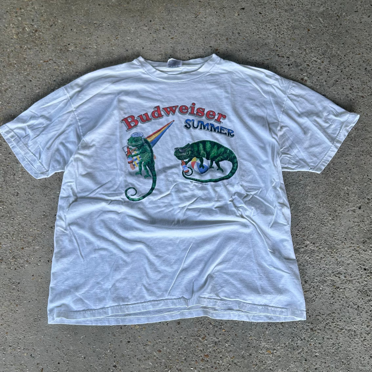 Vintage 2000 Budweiser Summer Beer T-Shirt