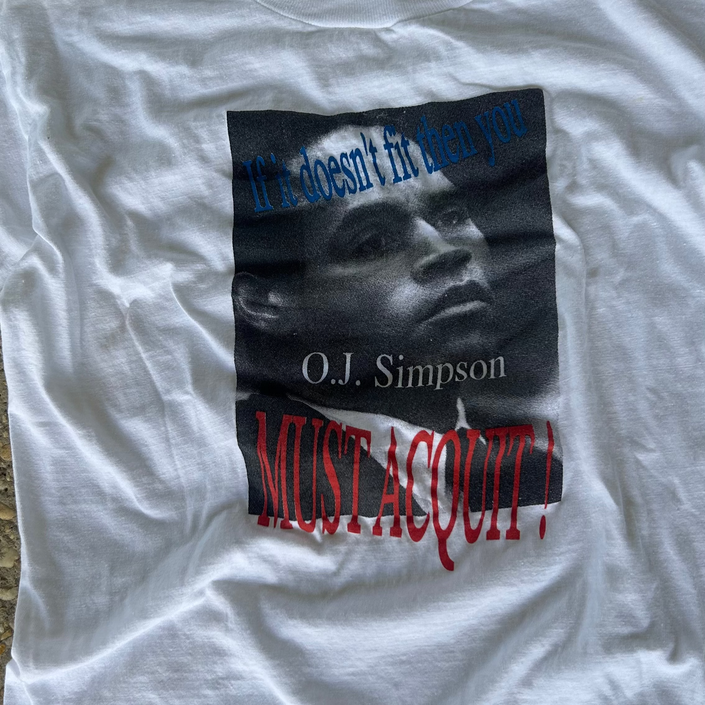 Vintage 90's OJ Simpson Trial T-Shirt