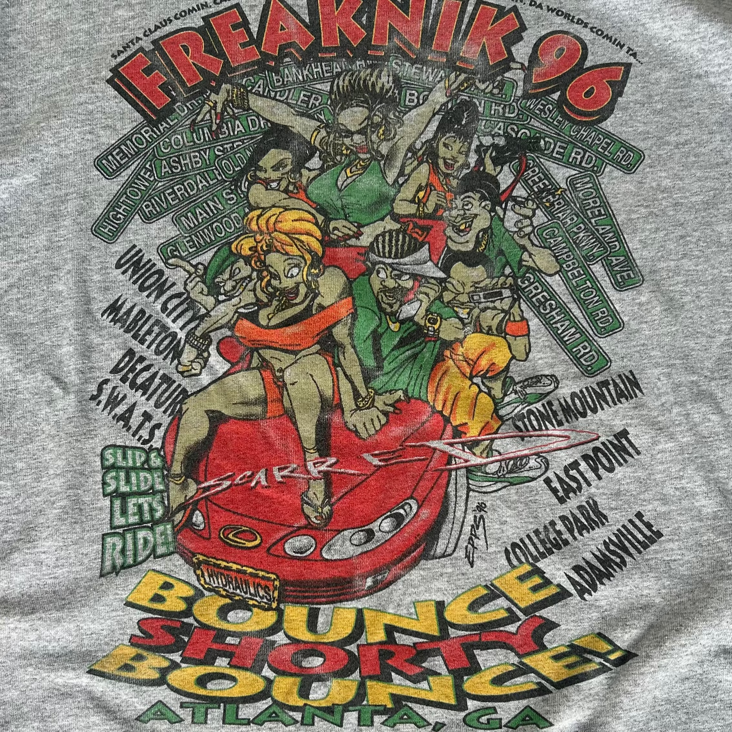 Vintage 1996 Freaknik Atlanta Rap T-Shirt