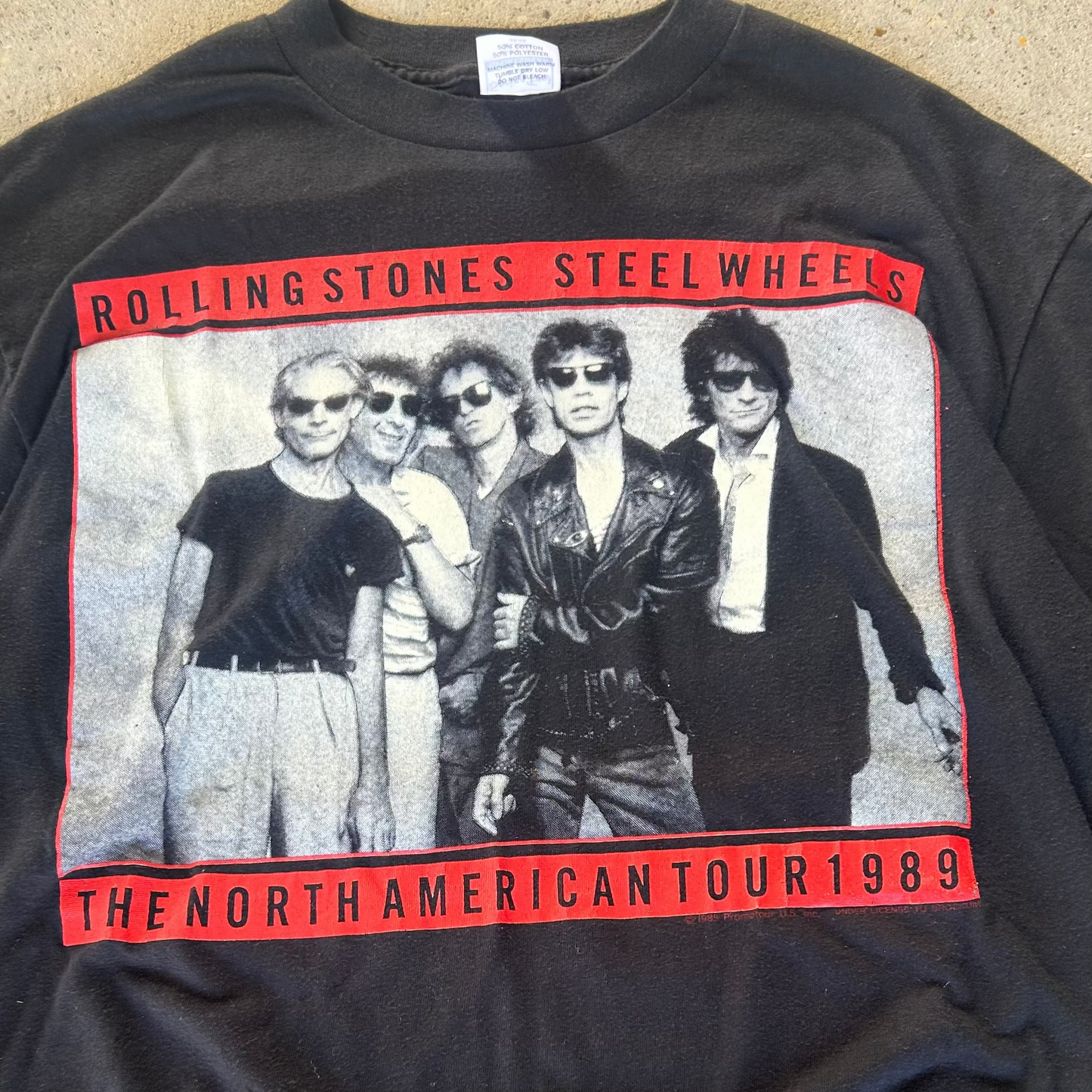 Vintage 1989 The Rolling Stones Band Tour T-Shirt