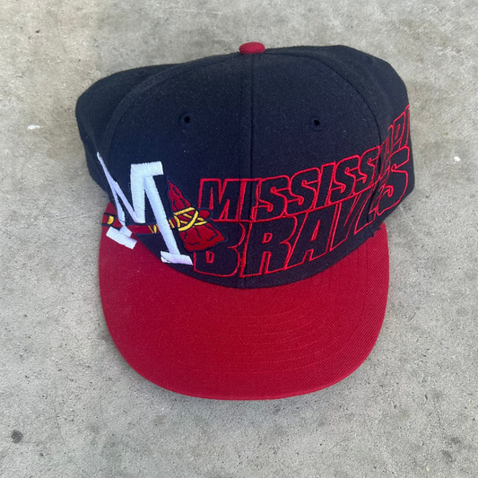 Vintage Mississippi Braves Hat